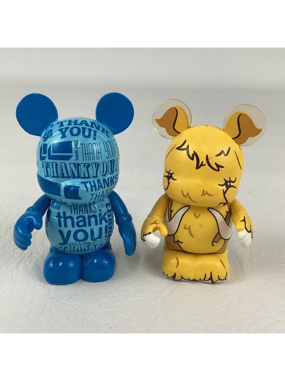 Disney Store Vinylmation Collectible 3" Figures Yellow Wooly Mammoth Thank You